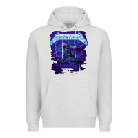 Dove Grey blast the lightning Premium Hoodie - artisFamous