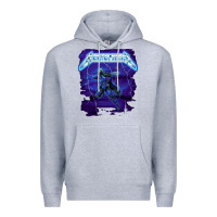 Heather Grey blast the lightning Premium Hoodie - artisFamous