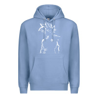 Colony Blue Goku Premium Hoodie - artisFamous