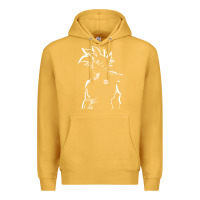 Mustard Goku Premium Hoodie - artisFamous