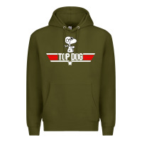 Army Green top dog Premium Hoodie - artisFamous