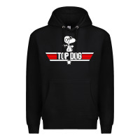 Black top dog Premium Hoodie - artisFamous