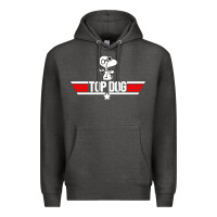 Charcoal Heather top dog Premium Hoodie - artisFamous