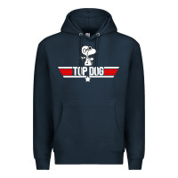 Navy top dog Premium Hoodie - artisFamous
