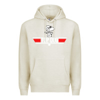 Oatmeal Heather top dog Premium Hoodie - artisFamous