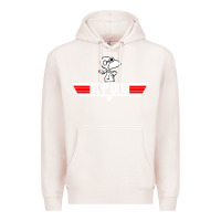 Pale Pink top dog Premium Hoodie - artisFamous