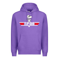 Purple top dog Premium Hoodie - artisFamous