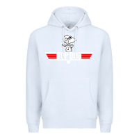 White top dog Premium Hoodie - artisFamous