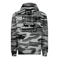 Slate Camo funny fishing and hunting Premium Hoodie - artisFamous