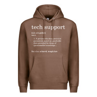 Chestnut funny tech support definition Premium Hoodie - artisFamous