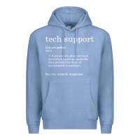 Colony Blue funny tech support definition Premium Hoodie - artisFamous