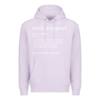 Lilac funny tech support definition Premium Hoodie - artisFamous