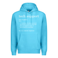 Ocean Blue funny tech support definition Premium Hoodie - artisFamous