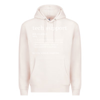 Pale Pink funny tech support definition Premium Hoodie - artisFamous