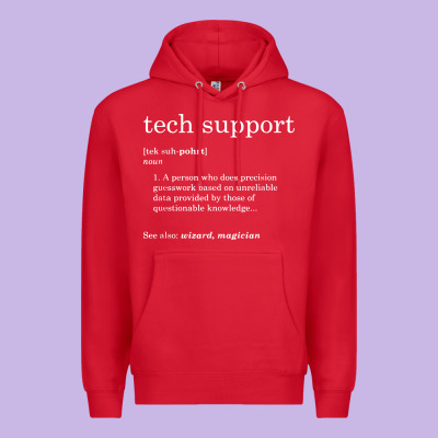 Funny Tech Support Definition Premium Hoodie Designed By Artisfamous