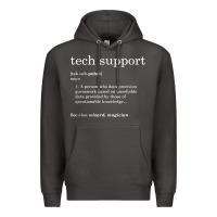 Smoke funny tech support definition Premium Hoodie - artisFamous