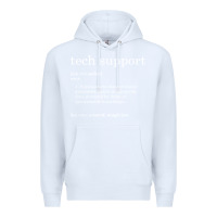 White funny tech support definition Premium Hoodie - artisFamous