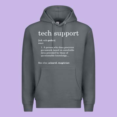 Funny Tech Support Definition Premium Hoodie Designed By Artisfamous