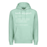 Seafoam funny tech support definition Premium Hoodie - artisFamous