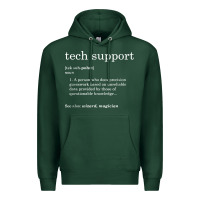 Sports Green funny tech support definition Premium Hoodie - artisFamous