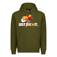 Army Green pooh just pooh Premium Hoodie - artisFamous
