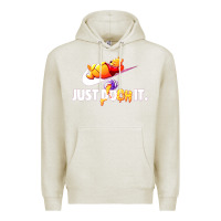 Oatmeal Heather pooh just pooh Premium Hoodie - artisFamous