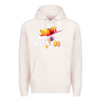Pale Pink pooh just pooh Premium Hoodie - artisFamous