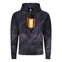 Cloud Black street lamp Vintage Hoodie - BarkalooDesign