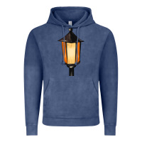 Vintage Denim street lamp Vintage Hoodie - BarkalooDesign