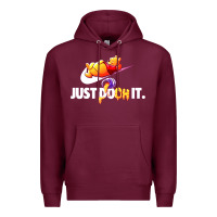 Burgundy pooh just pooh Premium Hoodie - artisFamous