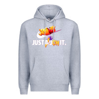 Heather Grey pooh just pooh Premium Hoodie - artisFamous