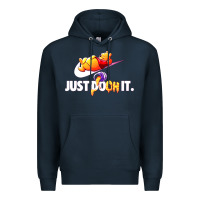 Navy pooh just pooh Premium Hoodie - artisFamous