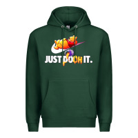 Sports Green pooh just pooh Premium Hoodie - artisFamous