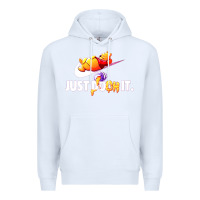 White pooh just pooh Premium Hoodie - artisFamous