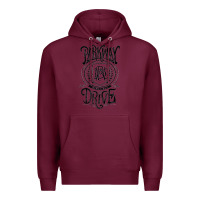Burgundy Essential Design Premium Hoodie - artisFamous