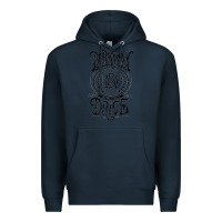 Navy Essential Design Premium Hoodie - artisFamous