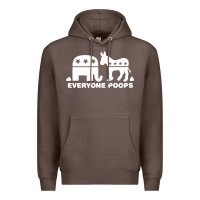 Coffee everyone poops Premium Hoodie - artisFamous