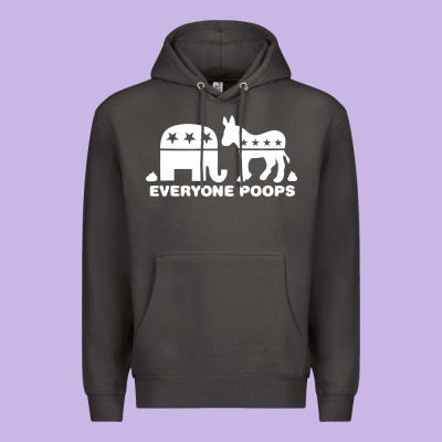 Everyone Poops Premium Hoodie Designed By Artisfamous