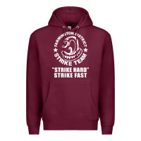 Burgundy farmington strike team Premium Hoodie - artisFamous