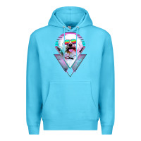 Ocean Blue bichons frise dog vintage Premium Hoodie - artisFamous