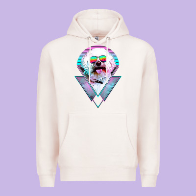 Bichons Frise Dog Vintage Premium Hoodie Designed By Artisfamous