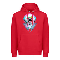 Red bichons frise dog vintage Premium Hoodie - artisFamous