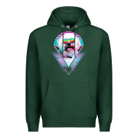 Sports Green bichons frise dog vintage Premium Hoodie - artisFamous