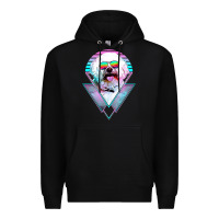 Black bichons frise dog vintage Premium Hoodie - artisFamous