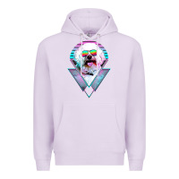 Lilac bichons frise dog vintage Premium Hoodie - artisFamous