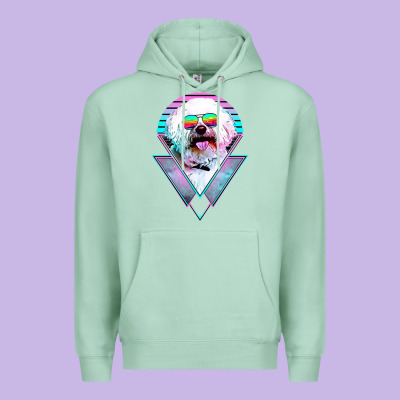 Bichons Frise Dog Vintage Premium Hoodie Designed By Artisfamous
