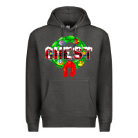 Charcoal Heather chest nuts Premium Hoodie - artisFamous