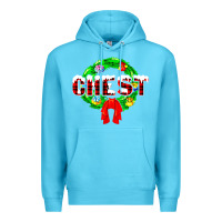 Ocean Blue chest nuts Premium Hoodie - artisFamous