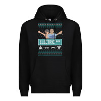 Black pardon my take electric avenue ugly christmas sweater Premium Hoodie - artisFamous
