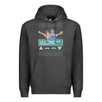 Pardon My Take Electric Avenue Ugly Christmas Sweater Premium Hoodie | Teevron